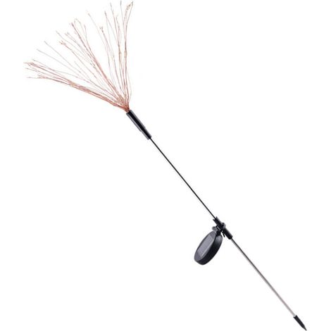 Solar-Gartenleuchten IP65, wasserdicht, 8 Modi, dekorativ, solarbetrieben, für den Außenbereich, Feuerwerkseffekt, für Garten, Hochzeit, Terrasse, farbenfroh (1/5)