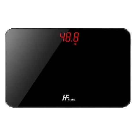 Voyage Personnel Portable Digital avec Affichage LED Rouge Haute Précision Capacité 180 kg 11 x 18 cm Noir (1/5)