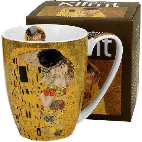 Klimt Der Kuss Porzellanbecher 350 ml