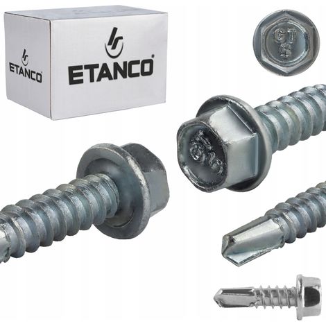 Selbstbohrende Schrauben GT5 5,5x19mm (ohne Unterlage) Verzinkt (1/5)