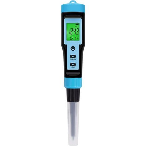 PH-Mètre Alimentaire 0,00-14,00 PH Testeur de Température de Haute Précision Capteur Analyseur D'Acidité pour la Viande en Conserve Pâte de Fromage Eau A (1/5)