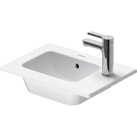 LAVABO DE MEUBLE DU by Starck 430 mm, avec trop-plein, hauteur HLB r, 1 HL, blanc mat (1/4)