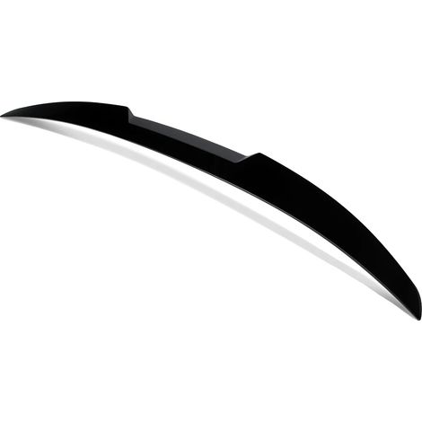Spoiler trasero, material ABS, fácil instalación, negro brillante. (1/2)