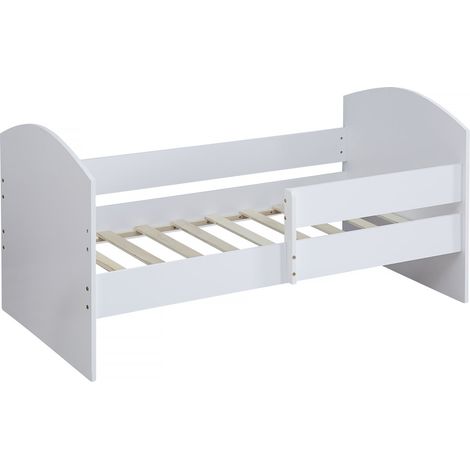 Letto per bambini Victoria con barriera - Legno - Bianco - 80 x 160 cm (1/5)