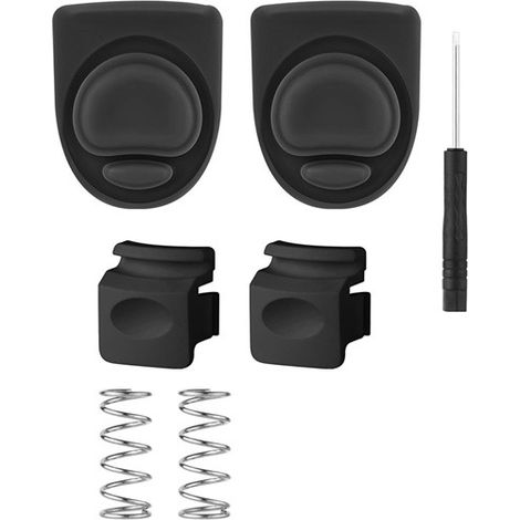 1 Stück. Farbe: Schwarz. Material: Silikon und Kunststoff. Kompatibel mit dem Ersatzdeckel für die Owala FreeSip-Trinkflasche.