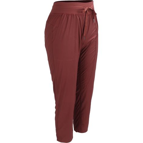 Pantalon de jogging décontracté à cordon de serrage pour femme, respirant, idéal pour le sport et la course à pied (Vermillon) L (1/5)