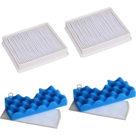 6in1 Set Schwammfilter + HEPA-Filter + Mikrofilter für Samsung VC07M21A0VG/GE VC13BVNDCRD/AC VC15QSNMANC/TR VC15QSNMARD/EF VC15QSNMARD/EN (1/4)