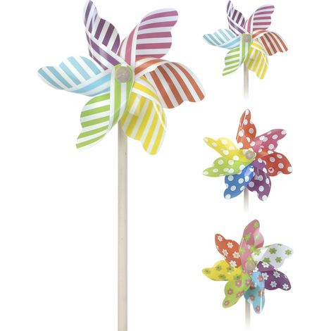 Mulino a vento 22x55 cm - Colori/modelli assortiti