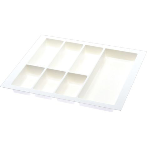 Agoform Besteckeinsatz Classico kürzbar 490x540x50,5mm, Kunststoff weiß