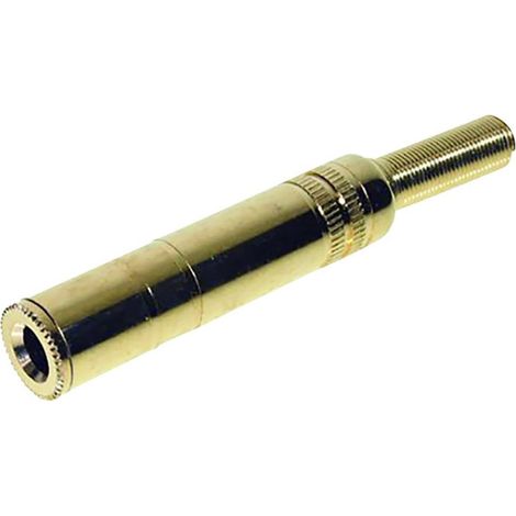 Jack 6.35 mm femelle, droit TRU COMPONENTS 1559774 Nombre de pôles: 2 mono or 1 pc(s) (1/2)