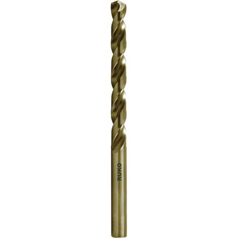 Spiralbohrer DIN 338 Typ INOX D.12mm HSS-Co5 profilgeschl.Gold Zyl.schaft 5xD (1/5)