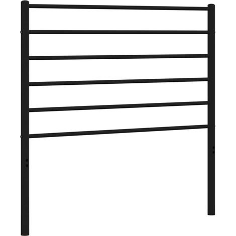 Tête de lit métal noir 107cm (1/5)
