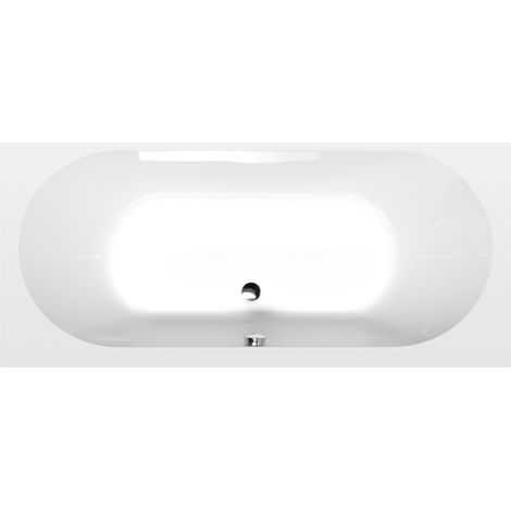LEVANA Bain rectangulaire 170x80x39cm, Blanc (1/2)
