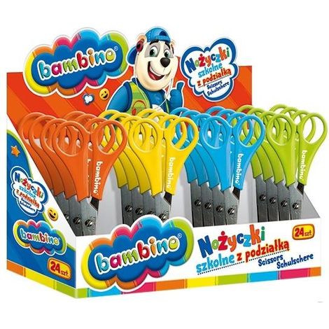 Bambino ha conseguito la laurea in forbici scolastiche