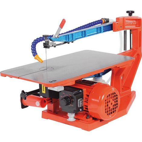 Scie à chantourner Multicut SE 400-1400 tr/min – Moteur asynchrone 100W – Table en fonte d'acier – Passage 460mm – 1840000 – Hegner