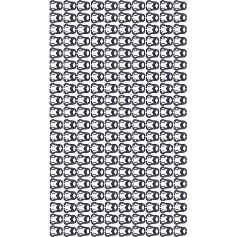 200 Stück schwarze PP-Schnabelclips für Hähne, wiederverwendbare D-förmige Clips mit Schnappverschluss, Geflügelzuchtbedarf (1/5)