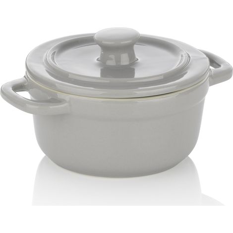 Kela - Mini cocotte Malin gris 14 cm