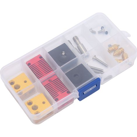 Kit de 2 buses d'extrusion haute précision anodisées givrées pour imprimante 3D Ender 3