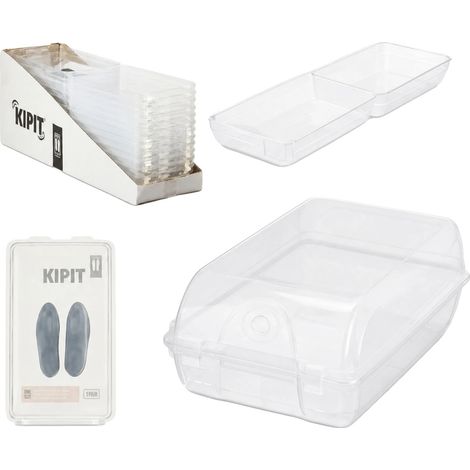 Schuhaufbewahrungsbox, stapelbares Design, langlebiges PP-Kunststoff, 392315 cm (1/2)
