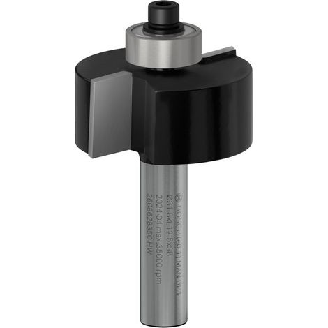Fresa a spianare, 8 mm, B 9,5 mm, D 31,8 mm, L 12,5 mm, G 54 mm