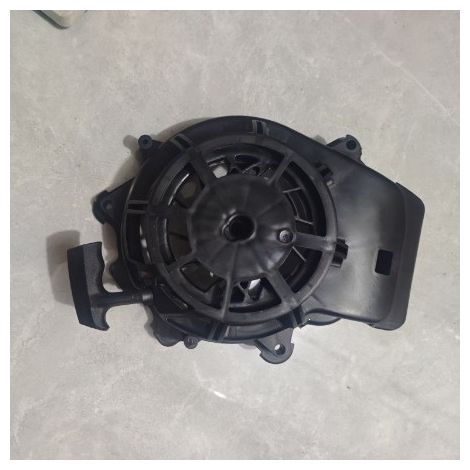 Recoil starter with pull cord compatible with Craftsman M230 lawnmower and B&S 163cc. (1/4)