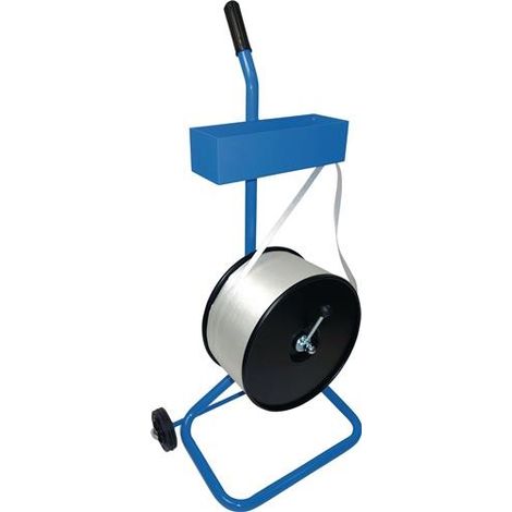 Dispensador de  flejes  móvil  para  diámetro  de  núcleo  76mm