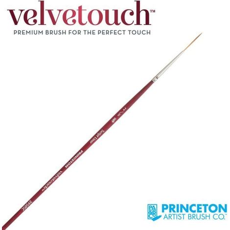 Pinceau traceur - PRINCETON - Série P3950 Velvetouch - Manche court Velvetouch - Mélange synthétique multi-technique (1/2)
