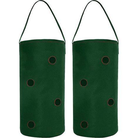 Pack Hanging Strawberry Grow Bags for Garden, 22 x 38cm (1/5)