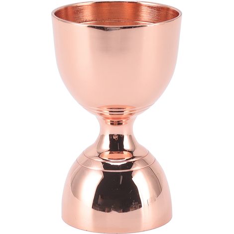 30/60 ml Cocktail-Jigger aus roségoldenem Edelstahl, hochpräzises Messwerkzeug für Getränke und Mixologie (1/5)