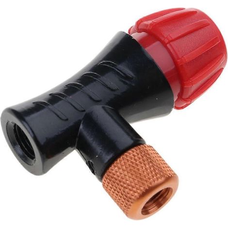 Adaptateur pour bouteille gonflable, outil de gonflage de pneu de vélo, tête de pompe à CO2 portable (1/5)