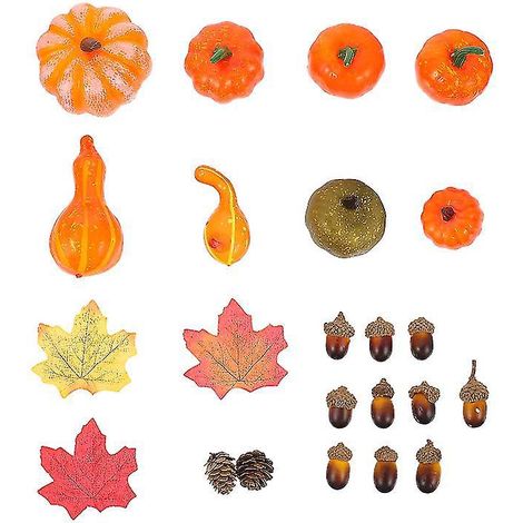 1 Packung Halloween-Kürbis-Imitat für Halloween-Dekorationen