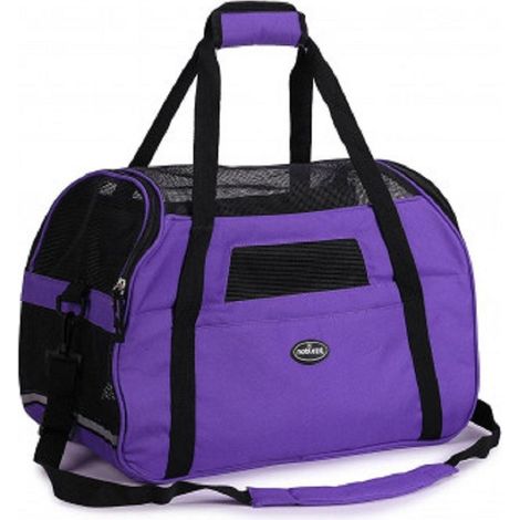 Borsa Trasportino Animali Nobleza Con Prese D'aria 42 X 20 X 29 Cm Taglia M Alto