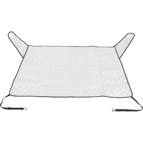 Jeffergarden Housse de pare-brise arrière magnétique pour voiture, protection contre la neige et la glace, 2 couches, toutes saisons et gel (1/5)