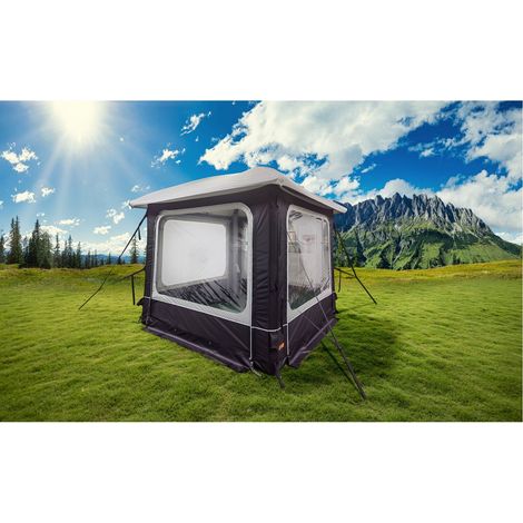 Mur pour abri Lodge Air – Panneau en polyester 300D – Fixation par fermeture éclair – Compatible avec abri gonflable – Soplair (1/3)