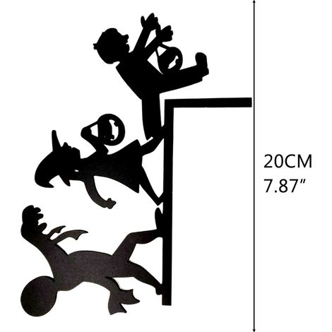 Décoration de coin de porte Halloween château et tombes, panneau double face pour encadrement de porte, décor d'angle de porte (1/2)