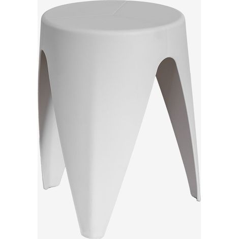 SKLUM Runder Beistelltisch Ø40 cm aus Polypropylen Siurana Helles Grau