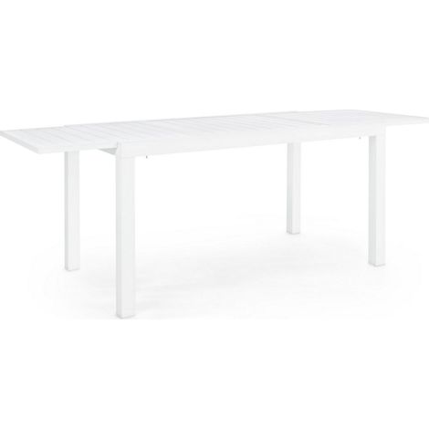 Table extensible en aluminium 77x140-210 Hilde YES - Blanc (1/5)