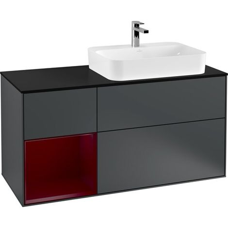 Villeroy & Boch F392HBHG Armoire sous lavabo Finion F39 (1/2)