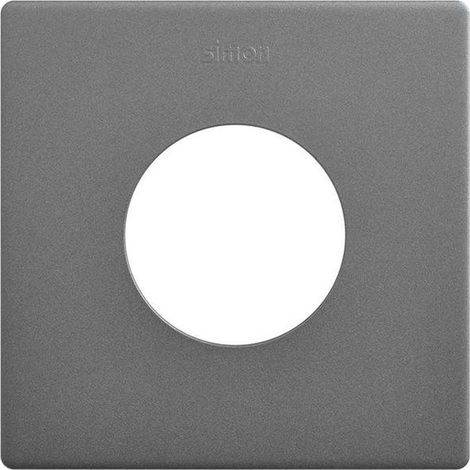 SIMON 270 Marco estética mínima para enchufe con 1 elemento titanio 27110610-096