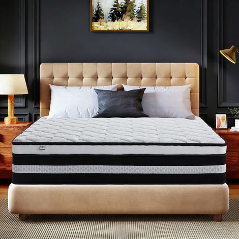 Matelas 160x200 cm, épaisseur nette 25 cm, confort, premium, hypoallergénique, ergonomique, soutien optimal (1/4)