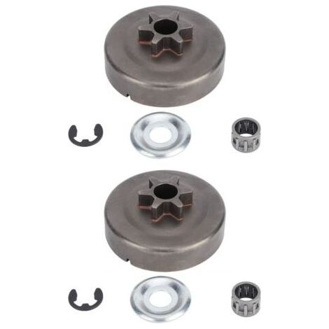Set di ingranaggi per tamburo frizione (2 ingranaggi) per STIHL 017 018 021 023 025 MS170 MS180 MS210 MS230 MS250 1123 640 2003 (1/5)