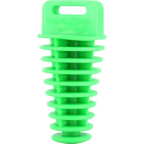 Bouchon de silencieux d'échappement moto Dirt Bike ATV Quad 2 4 temps silencieux tuyau d'échappement silencieux bouchon de lavage(vert) (1/2)