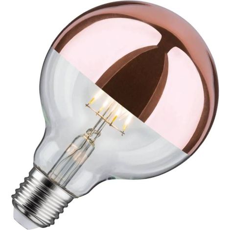 Ampoule Globe LED Modern Classic Edition Paulmann - Calotte réflectrice cuivre - 6.5W - 2700K - Ø95mm - Dimmable (1/5)