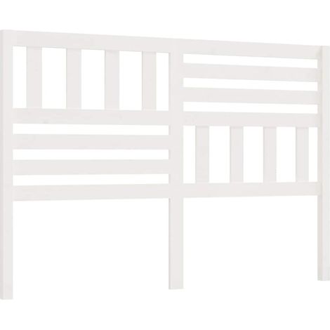 Maison Exclusive - Cabecero de cama madera maciza de pino blanco (1/5)