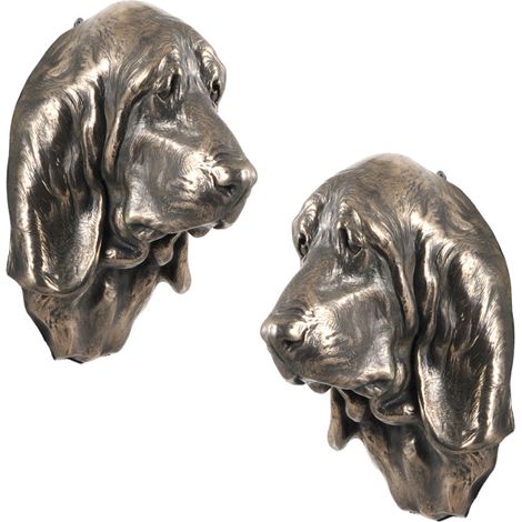 Basset Hound - una statuetta canina, un busto da appendere, una decorazione unica per gli amanti dei cani, realizzata da Art-Dog. (1/5)