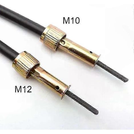 cable de compteur de vitesse pour scooter avec filetage double carre m12m10 longueur 110 cm pour accessoires de moto