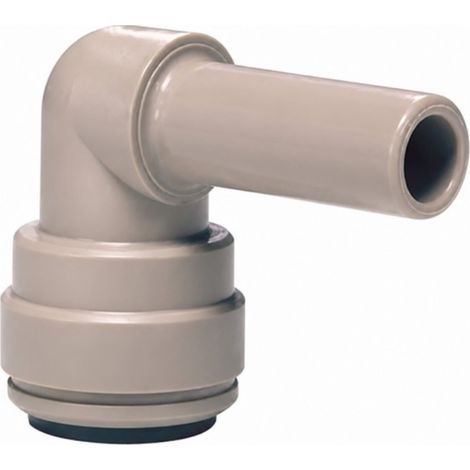 Coude égal acetal gris, 1/4, à queue lisse 1/4