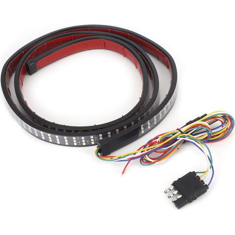 Barre de feu LED 60in Rampe de Feu Arrière 3 Rangées Chips IP65 Étanche Universel 12-24V (1/5)