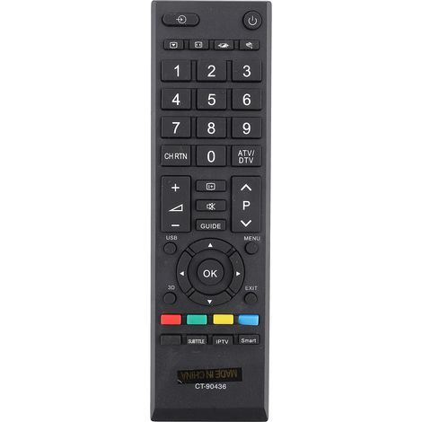 Fernbedienung für Toshiba CT-90436, CT-90325, CT-90351, CT-90329, CT-90380, CT-90386 und CT-90336 Fernsehgeräte (1/5)