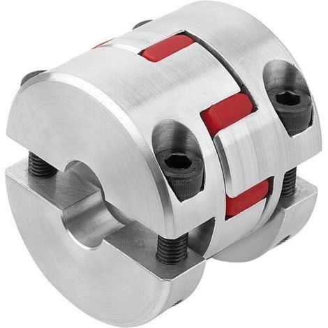 KIPP Elastomer-Klauenkupplung Gr. 14 D1=10 D2=10 L=32 Aluminium (1/3)
